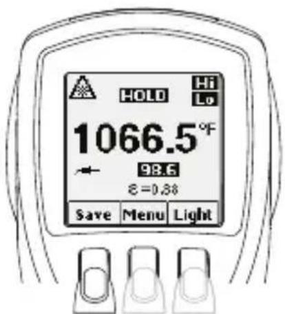FLUKE 568 EX - Übersicht über das Menü - 1