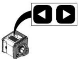 MAKITA SKR200 - Tastenfunktionen – Gerät in liegender Position - 2