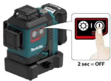 MAKITA SK700D - Bedienung - 2