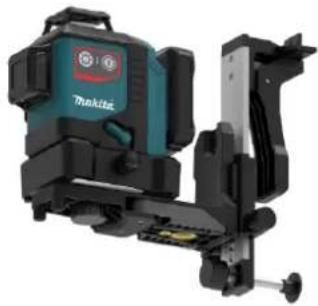 MAKITA SK700D - Verwendung der Adapter und der Wandhalterung - 1