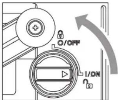 MAKITA SK312GD - Betätigen des Betriebsschalters - 2