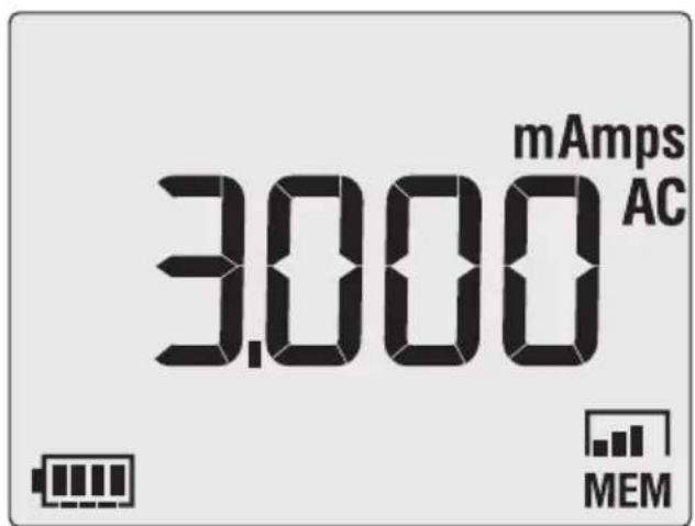 mAmps 3,000 AC MEM