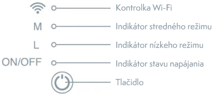 TESLA Smart Humidifier - Funkcie tlačidla - 1