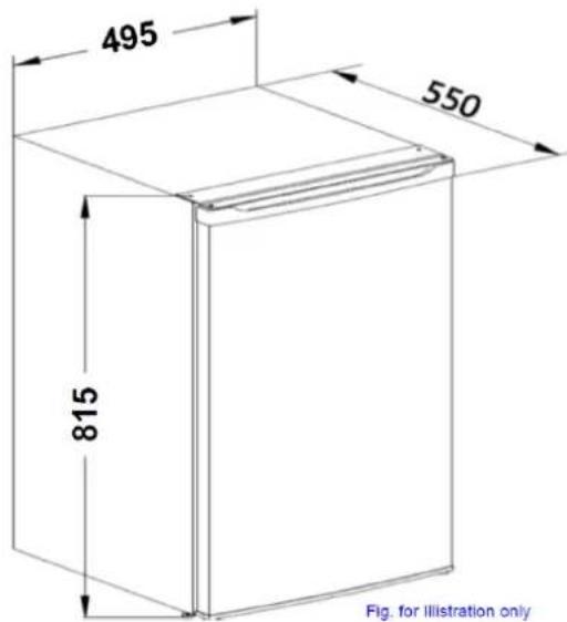 495 550 815 Fig. for illustration only