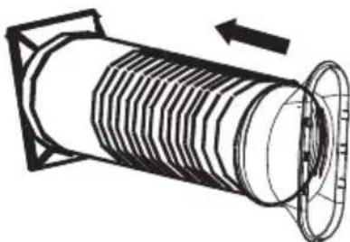 SereneLife SLACHT804 - How to connect the connectors to the Air exhaust duct. - 3