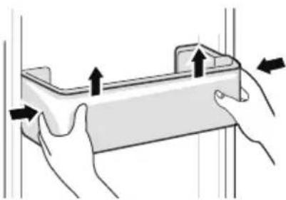 CORBERO CCM1954NFEINTEG - Cleaning of door tray - 1