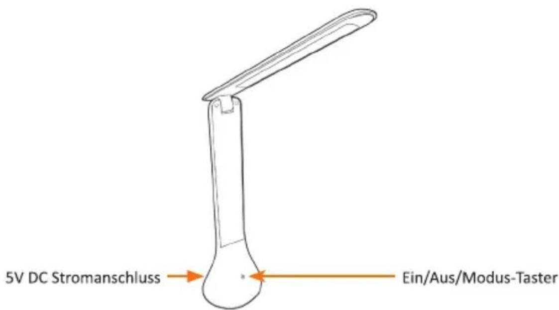 5V DC Stromanschluss Ein/Aus/Modus-Taster