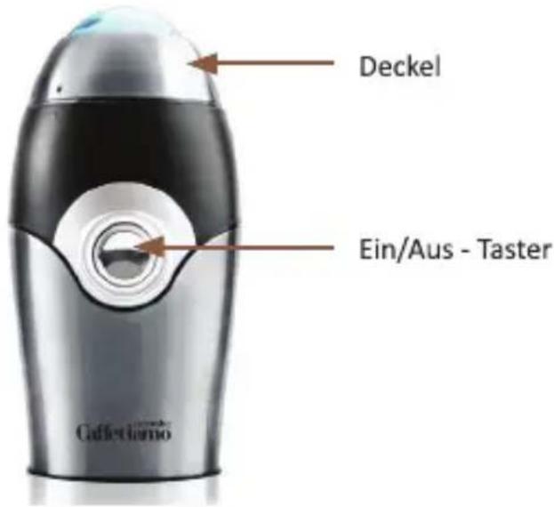 Deckel Ein/Aus - Taster Caffetiamo