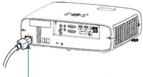 RICOH PJ WUL5A50 - Einschalten des Projektors - 4