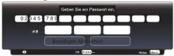 Geben Sie ein Passwort ein. 0 2 3 4 5 7 8 9 速度 Bestätigen Abbrechen OK Enzyme... Hinter Monit