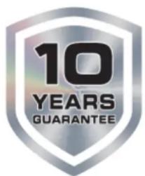 10 YEARS GUARANTEE