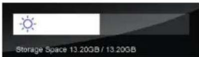 Storage Space 13.20GB / 13.20GB