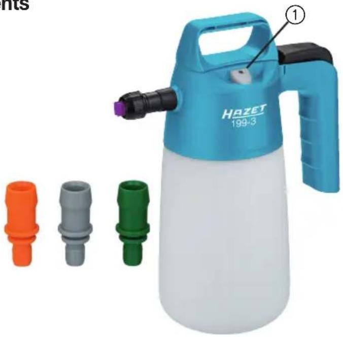 Hazet 199-3 - 199-3: Pressure sprayer - 1