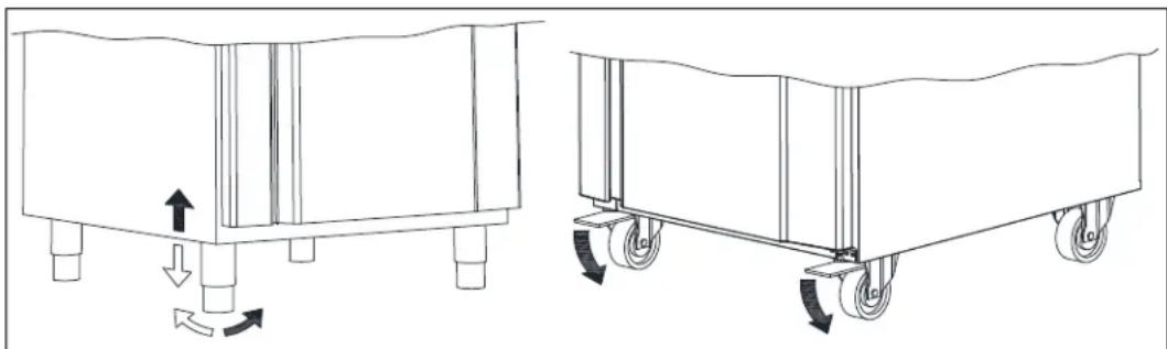 GRAM BAKER F 550 LCG L2 25B - Aufstellen - 5