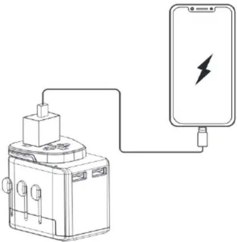 Bearware 303439 - Usage as charger with Universal AC Output - 1