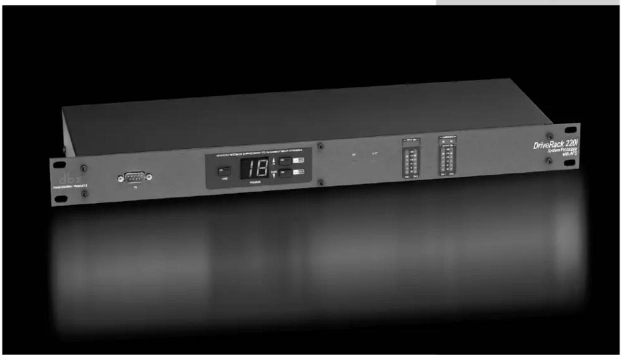 DriveRack 220i System Processor WBS-AFS 18