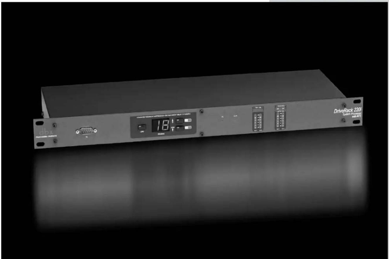 DBX DriveRack 220i - DetAILeD PARAmeterS - 1