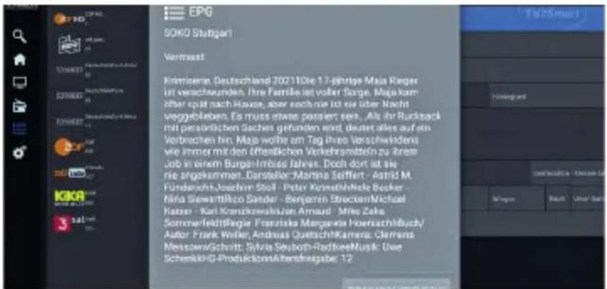 EPG SOKO Stuttgart! Vermaest! Krimisena, Deutschland 2021 Die 17-jährige Maja Reger ist weschwunden. Ihre Familie ist voller Sorge, Majakam after spät nach Hauser, aber noch nie ist sie über Nacht veggebieten. Es muss etwas passiert, ses... Als ihr Ruckback mit persönlichen daches gefunden wird, deuts alles auf ein Verbrechen hin. Maja wollte am Tag ihres Verschwindens wie immer mit den öffentlichen Verkehrsmatten zu ihrem Job in einem Burgen-imbass fahres. Doch dort ist sie nie angekommen Darstell: Martina Seiffert - Astrid M. F ü rdenich-Joachvin Stoll - Peter Kralath/Niele Becker - Nina Siermetti/Rico Sander - Bengann Strecken/Michael Katzen - Karl Kranzizwals/Lion Arnaud - Mike Zeke Sommerfektit/Regie Fraszińska Margarla Hoersach/Hbuch/Autor Frank Wiler, Andreas Quetsch/Kamera: Clemens Messawr/Schnitt; Sylvia Seuboth-Radfoee/Musik: Uae SchenkHO-Produkton/Altersfreiges: 12