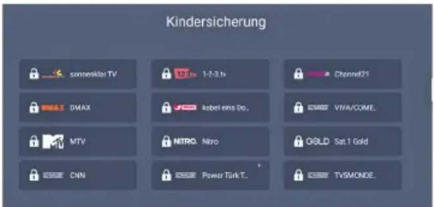 Kindersicherung sonnenkter TV 1-2-3 tx Channel21 DMAX kebel eins Do.. VIVA/COME.. MTV NITRO. Nitro GBLD Sat.1 Gold CNN Power Türk T.. TV5MONDE.