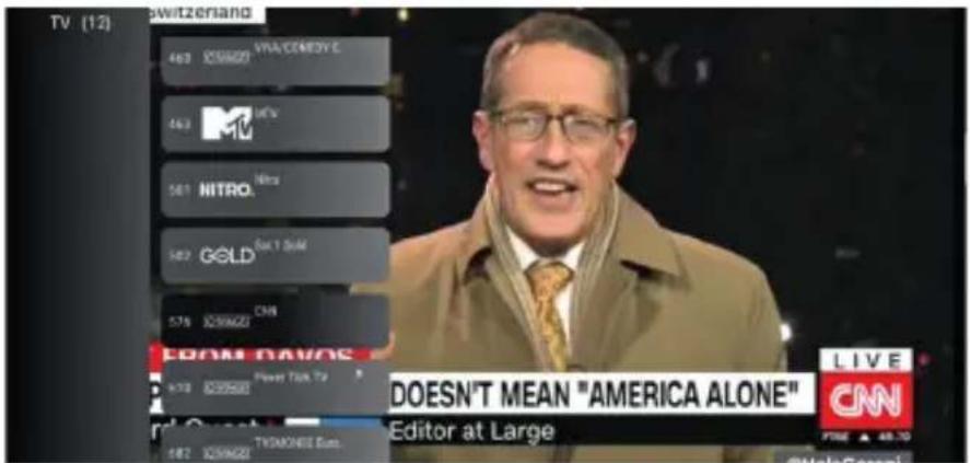TV (12) Switzerland 463 CSMGZI VIA COMEDY E 463 M M 561 NITRO 562 GOLD Soc 1 Gold 576 CSMGZI CNI FRON DAVOS Power Talk T2 DOESN'T MEAN "AMERICA ALONE" Editor at Large LIVE CNN @Web.Casai