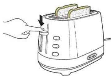 DELONGHI Active CTLA2003J - 途中でパンの加熱をやめるには - 2