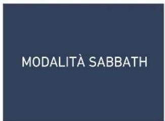 MODALITÀ SABBATH