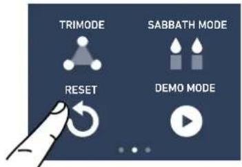 TRIMODE SABBATH MODE RESET DEMO MODE