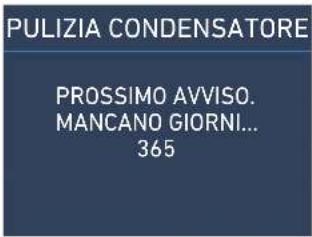 PULIZIA CONDENSATORE PROSSIMO AVVISO. MANCANO GIORNI... 365
