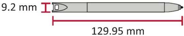 9.2 mm 129.95 mm