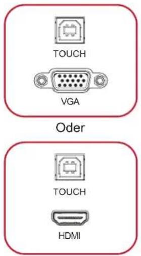 TOUCH VGA Oder TOUCH HDMI
