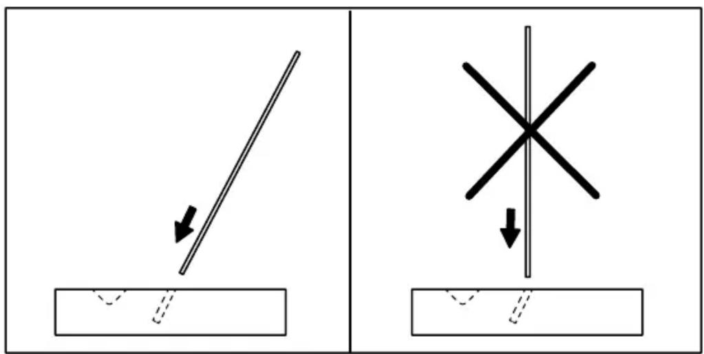 Diagram showing two mechanical or electrical component configurations with directional arrows indicating movement or force directions.