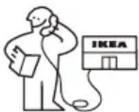 IKEA TILLREDA 904.971.66 - Servisimize ihtiyaç duyduğunuzda bize nasıl ulaşabilirsiniz - 1
