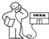 IKEA TILLREDA 904.971.66 - Τρόπος επικοινωνίας για αιτήματα επισκευών - 1