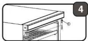 DELONGHI DEWC54S - Reversing the door swing - 4
