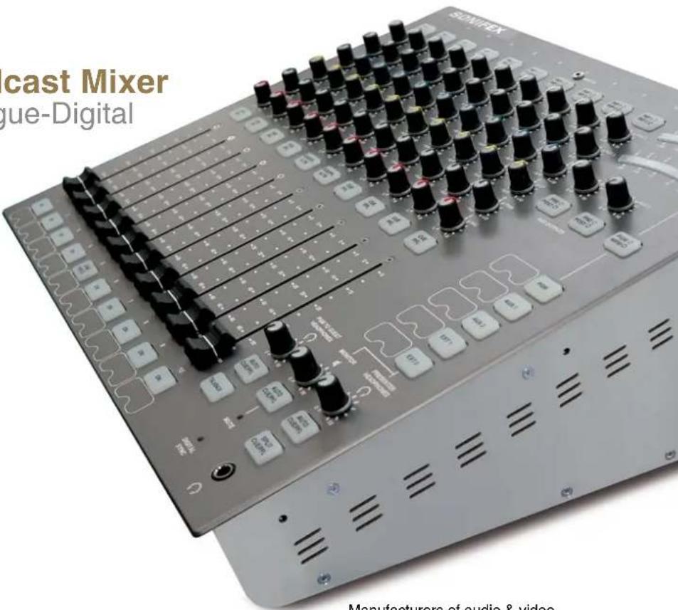 cast Mixer gue-Digital Sonifex Manufacturers of audio & video