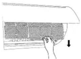 Toyotomi TRN/TRG-2335ZR - Remove filter - 1