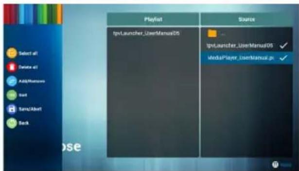 Playlist tpvLauncher_UserManual05 Source tpvLauncher_UserManual05 ✓ MedalPlayer_UserManual.px ✓