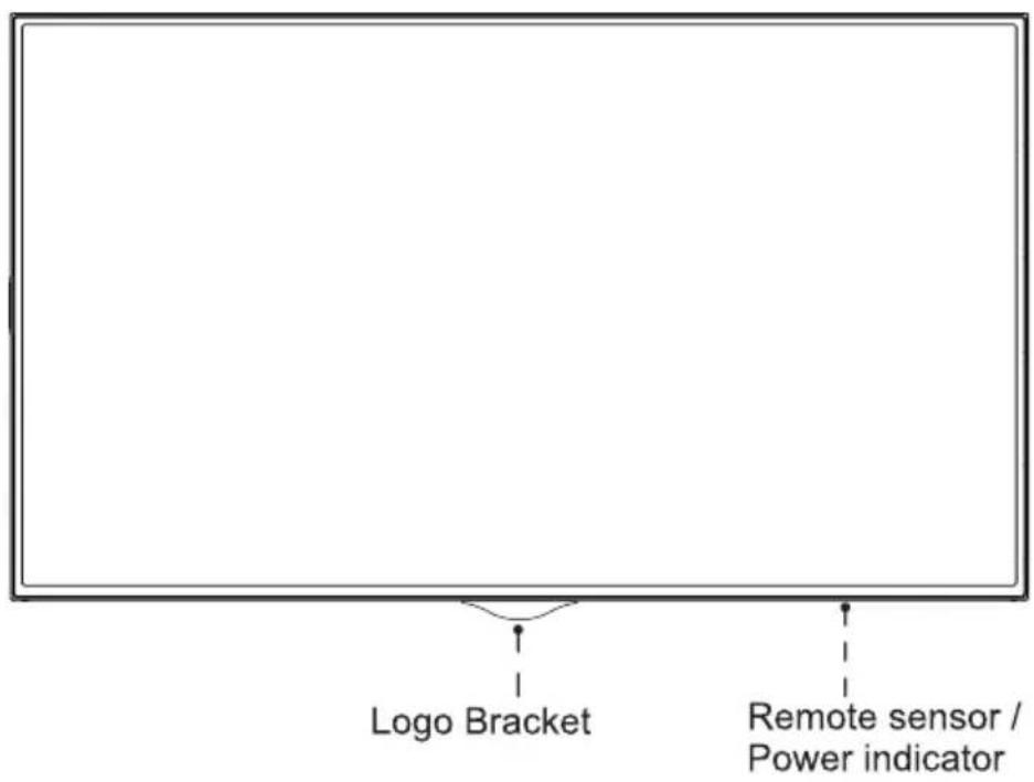 Logo Bracket Remote sensor / Power indicator