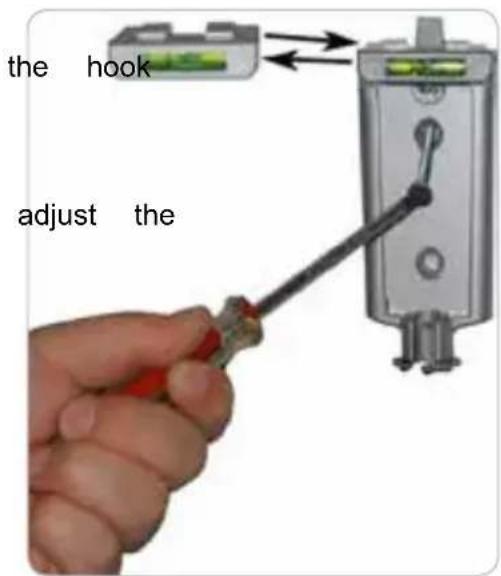 the hook adjust the