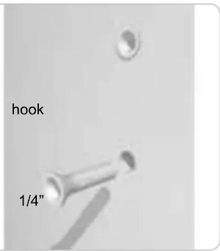 hook 1/4"