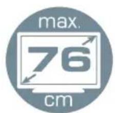 max. 76 cm