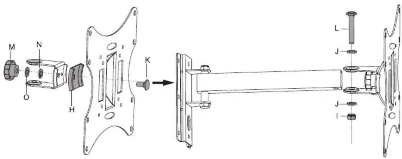 Schwaiger LWH040 011 - Montage der Adapterhalterung - 1