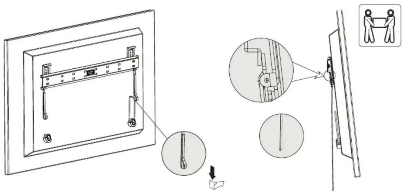 Schwaiger LWH3263 011 - Einhängen des TV - 1