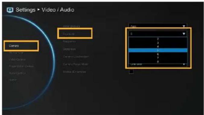 Settings ▶ Video / Audio Camera Video Mode Video Options Presentation Mode Radio Optics Audio Audio Mode Audio Mode Audio Mode Audio Mode Audio Mode Audio Mode Audio Mode Audio Mode Audio Mode Audio Mode Audio Mode Audio Mode Audio Mode Audio Mode Audio Mode Audio Mode Audio Mode Audio Mode Audio Mode Audio Mode Audio Mode Audio Mode Audio Mode Audio Mode Audio Mode Audio Mode Audio Mode Audio Mode Audio Mode Audio Mode Audio Mode Audio Mode Audio Mode Audio Mode