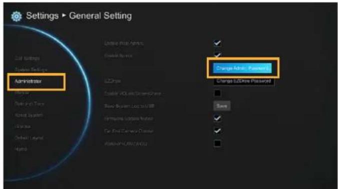 Settings ▶ General Setting Administrator Change Address: Password 3 Change LD/Drive Password Save ✓ ✓ ✓ ✓ ✓ ✓ ✓ ✓ ✓ ✓ ✓ ✓ ✓ ✓ ✓ ✓ ✓ ✓ ✓ ✓ ✓ ✓ ✓ ✓ ✓ ✓ ✓ ✓ ✓ ✓ ✓ ✓ ✓ ✓ ✓ ✓ ✓ ✓ ✓ ✓ ✓ ✓ ✓ ✓ ✓ ✓ ✓ ✓ ✓ ✓ #10000000000000000000000000000000000000000000000000000000000000000000000000000000000000000000000000000