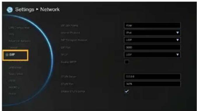 Settings ▶ Network LSP Configuration Energy Amount of network Central SIP SIP Data Pricing Internal Protocol SIP Terminal Resource GDP Port SDFP Scaling SFTP Total Cable SIF SIFP SIFP Port SIFP SIFT SFTP After IPv4 UDP 5000 UDP 0.000 3478 ✓