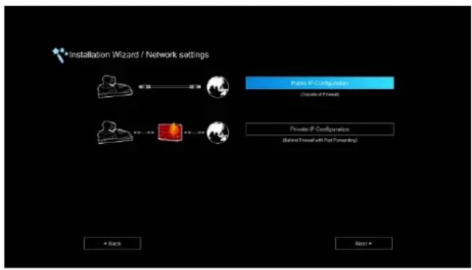 AVer EVC170 - Private IP Configuration (behind firewall port forwarding): - 1