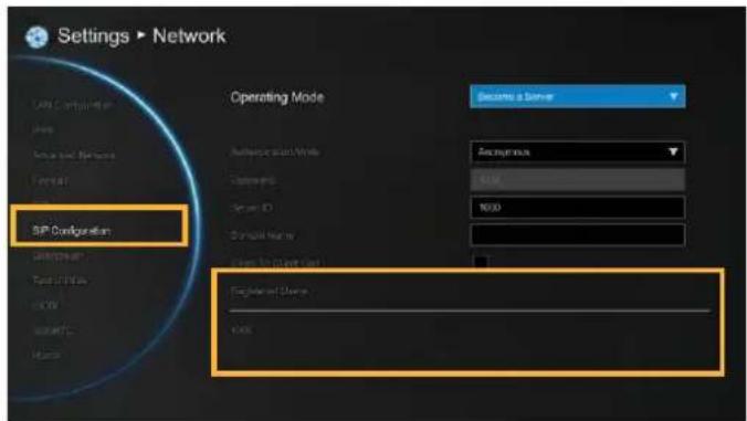Settings ▶ Network SPL Configuration Janes Network Network Feret SP Configuration Copyright Text Internet COM WINNT HUA Operating Mode Become a Server Audience/Start Mode Acceptance Description: 4000 Server ID: 1000 Connect Name: Class 5 (or Web User) Background Share: 1000