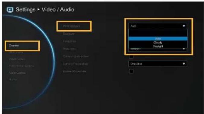 Settings ▶ Video / Audio Camera Video/Video Audio/Video Audio/Video Audio/Video Audio/Video Audio/Video Audio/Video Audio/Video Audio/Video Audio/Video Audio/Video Audio/Video Audio/Video Audio/Video Audio/Video Audio/Video Audio/Video Audio/Video Audio/Video Audio/Video Audio/Video Audio/Video Audio/Video Audio/Video Audio/Video Audio/Video Auto Auto Close Daylight Random One Shot