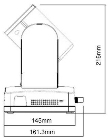 216mm 145mm 161.3mm